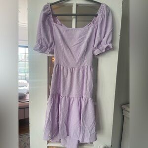 SHEIN Lilac Babydoll Dress